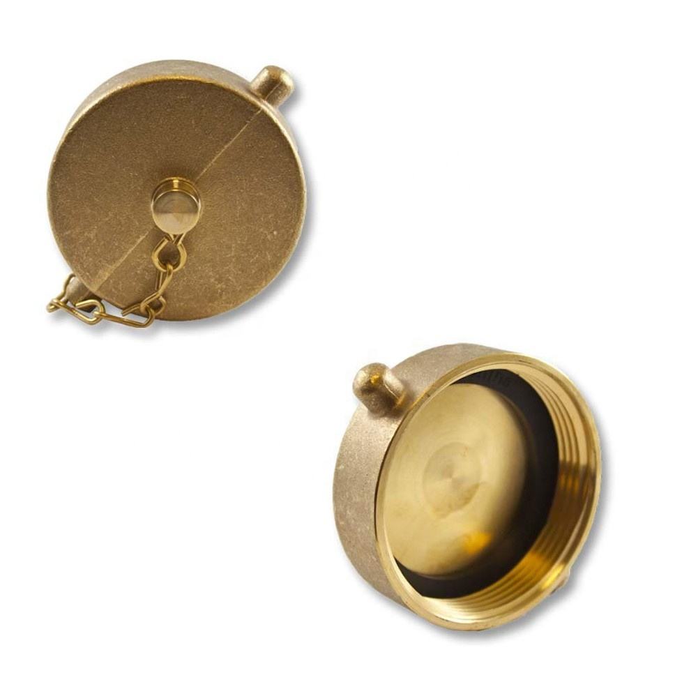 Brass Cap and Chain, 2-1/2 in. NST